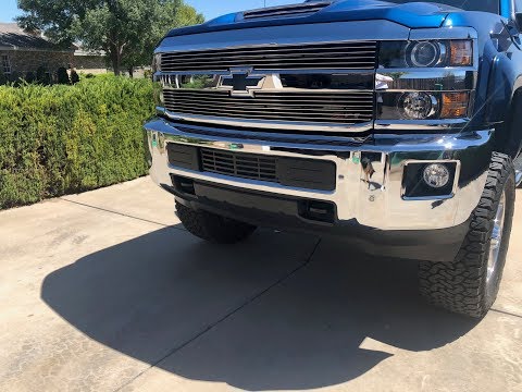 2500 HD grille insert install