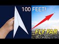 How To Make Paper Airplane That Flies Far Easy How To Make Paper Airplane