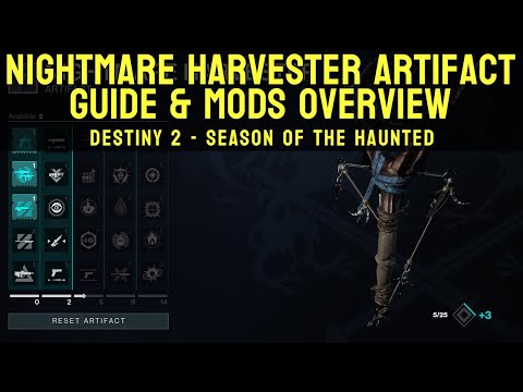 Nightmare Harvester Artifact & Mods Guide - Season Of Haunted | Destiny 2