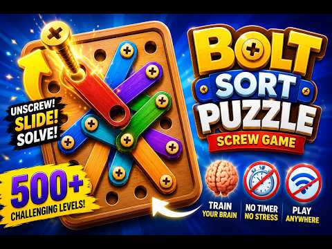 Bolt Sort Puzzle: Screw Game