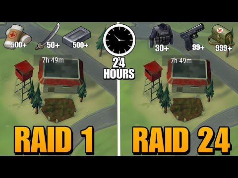 RAIDING 24 UNBELIEVABLE BASES IN 24 HOURS! - Last Day on Earth: Survival