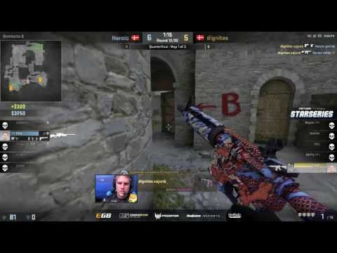 cajunb scores the eco ace on cobble - Starseries CSGO Finals Season 2