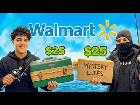 $25 Walmart Budget Fishing Challenge (1v1)