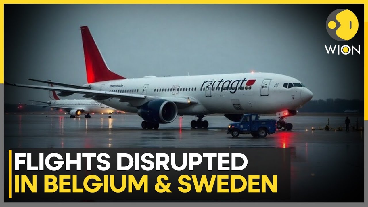 Russia-NATO Tensions: Drone Sighting Halts Operations at Belgium & Sweden Airports | WION