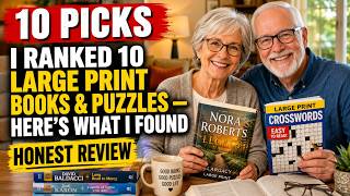 I Ranked 10 Large Print Books & Puzzles for Seniors — Here's What I Found