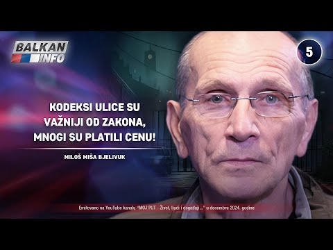INTERVJU: Miša Bjelivuk – Kodeksi ulice su važniji od zakona, mnogi su platili cenu! (15.12.2024)