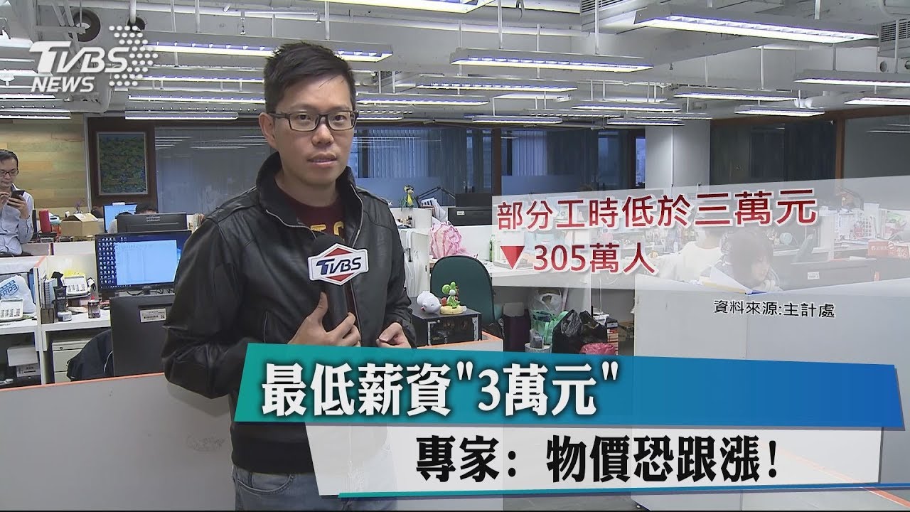 最低薪資「3萬元」　專家：物價恐跟漲！