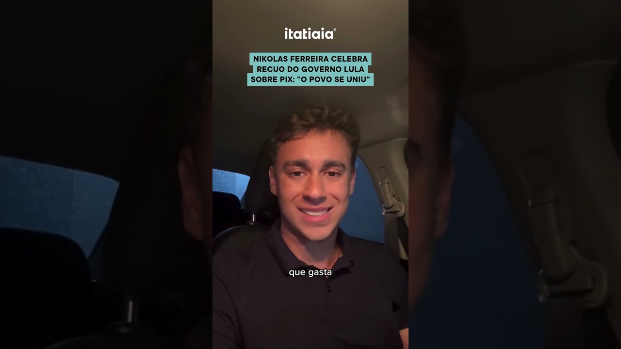 NIKOLAS FERREIRA CELEBRA RECUO DO GOVERNO LULA SOBRE PIX: "O POVO SE UNIU"
