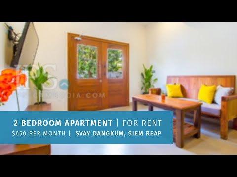 2 Bedroom Apartment For Rent - Svay Dangkum, Siem Reap thumbnail