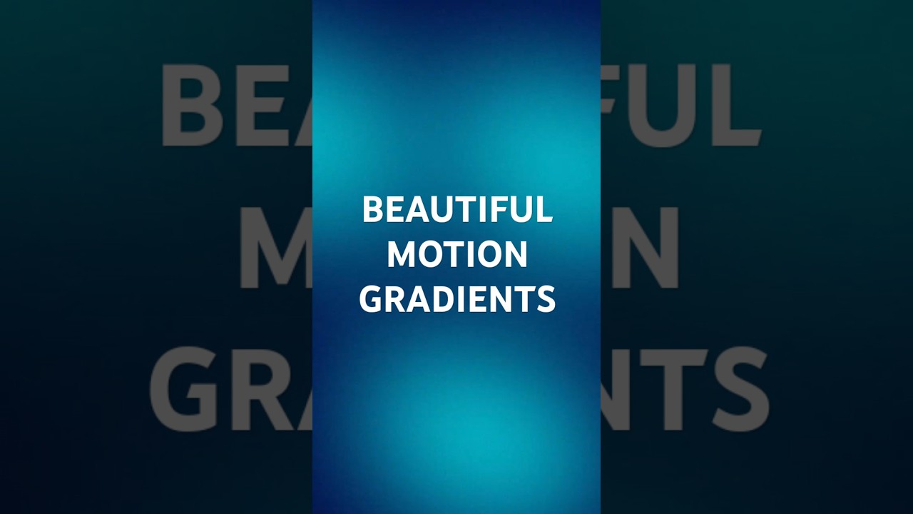 how to create motion gradient background in After Effects  #motiongraphics #   #logoanimation