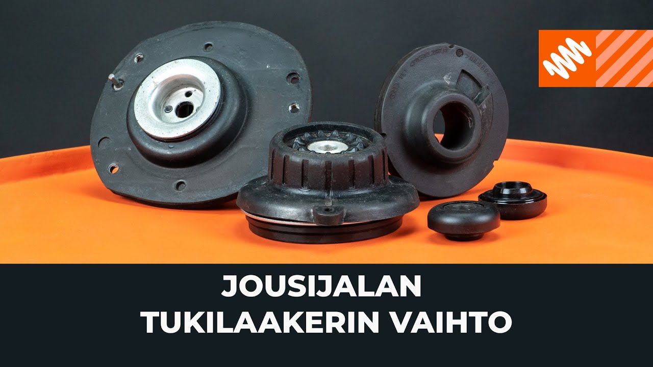 Kuinka vaihtaa jousijalan tukilaakeri autoon