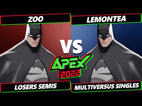 Apex 2022 Losers Semis - Zoo (Batman) Vs. Lemontea (Batman) Multiversus Tournament