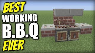 Minecraft Xbox - WORKING BBQ [ NO MODS ][ Best Ever ] Redstone Tutorial - PS4 / MCPE / PS3 / Switch