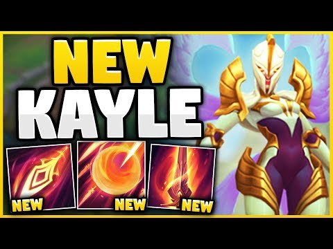 REWORKED KAYLE IS 100% THE MOST OP CHAMPION NOW?! S9 KAYLE REWORK GAMEPLAY! - League of Legends