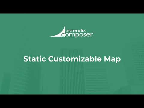 Ascendix Composer: Static Customizable Map element