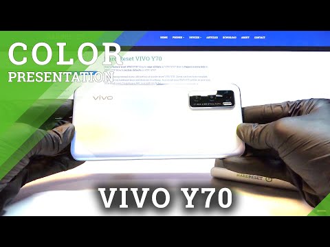 Presentation of Oxygen Blue VIVO Y70 | Color Presentation