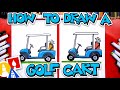 How To Draw A Golf Cart