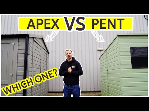 Apex Vs Pent Roof - Which to choose?!