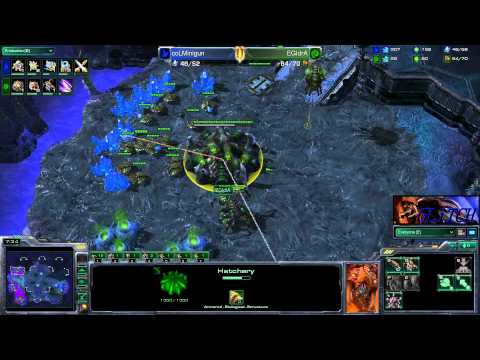 coLMinigun (P) v EGIdrA (Z) G1 from the EG Master's Cup