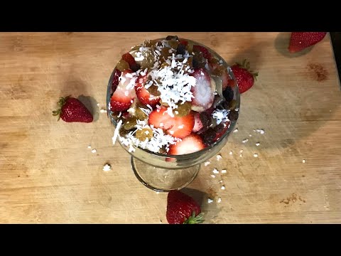 Vegan Fresas con Crema | strawberries & cream / oil free