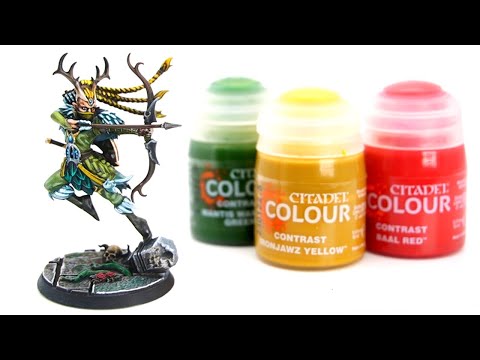 The BEST way to use New Contrast Paints.