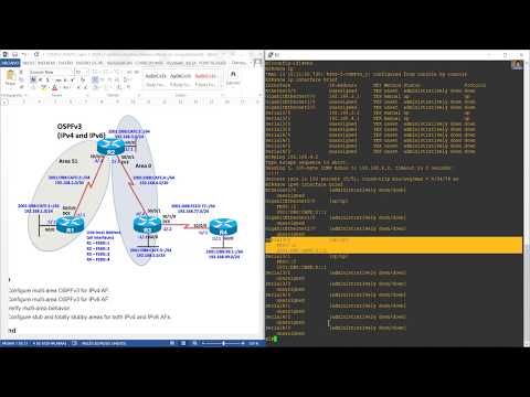 CCNPv7 ROUTE - Chapter 3 Lab 3-3 OSPFv3 Address Families