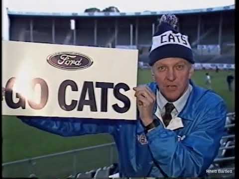 1994 Peter Landy tipping the Cats in the Grand Final