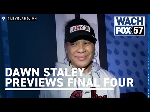 Dawn Staley previews Final Four vs NC State