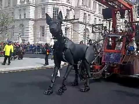 Liverpools Titanic Girl: Giant Spectacular Xolo the Dog