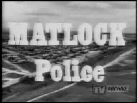 MATLOCK Police - Opening titles