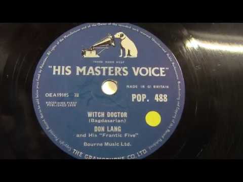 Don Lang: Witch doctor.  (1958).
