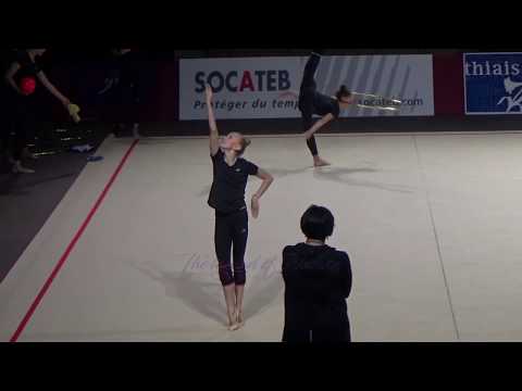 Viktoriia ONOPRIIENKO (UKR) hoop - 2019 Thiais trainings