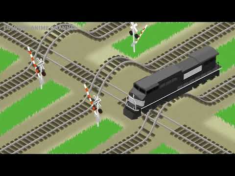 Impossible Weird Wave Rail Tracks Vs Trains Crossing