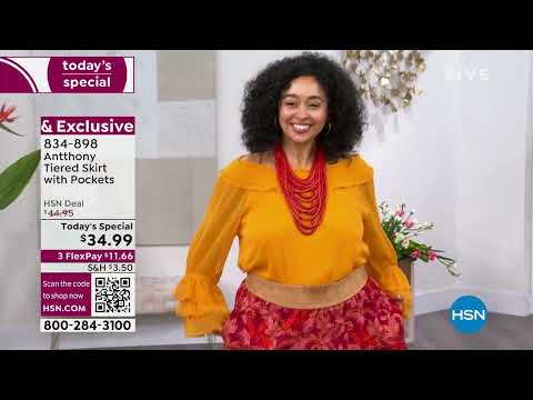 HSN | Antthony Design Original Fashions Celebration 07.05.2023 - 12 AM