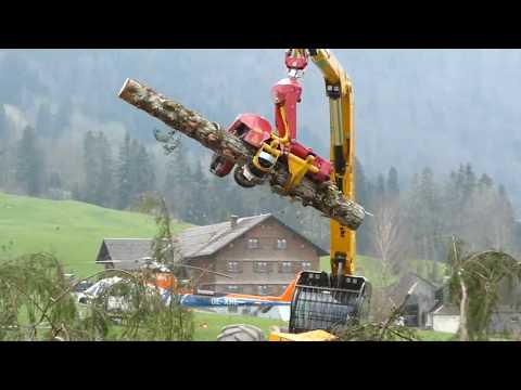 Vollernter im Einsatz