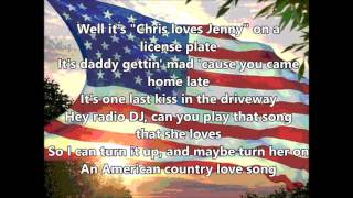 Jake Owen - American Country Love Song (Lyrics)