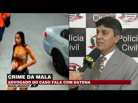 Datena entrevista delegado pelo caso do crime da mala