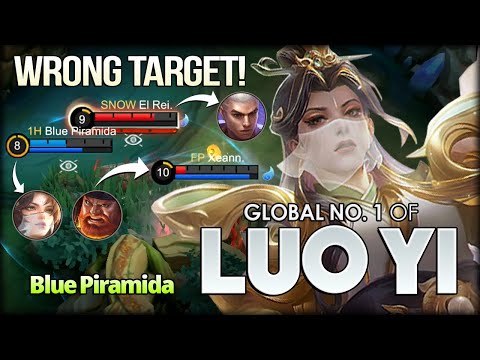 Catch Me If You Can! Blue Piramida Global No. 1 of Luo Yi - Mobile Legends: Bang Bang