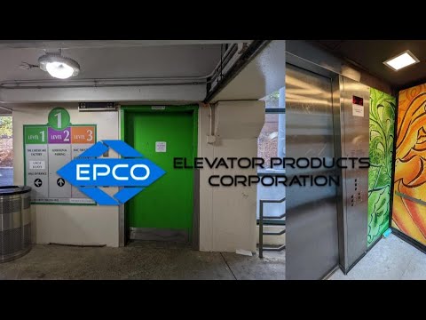 Scenic modded Dover Oildraulic elevator at the Bridgewater Commons garage in Bridgewater Twp NJ