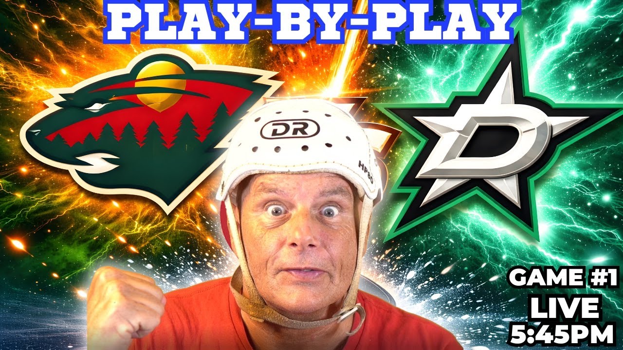🔴 LIVE 🏒 Minnesota Wild vs Dallas Stars | Game 1 | Western Conference Playoffs