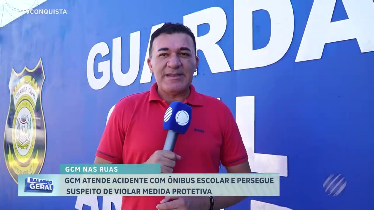 GCM atende 7 ocorrências: ônibus escolar, medida protetiva e som alto em LRV