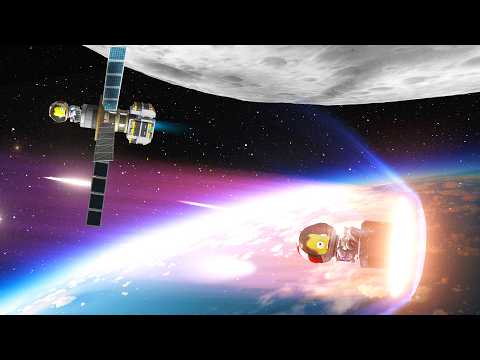 KSP: Landing on the Mun WITHOUT ROCKETS!