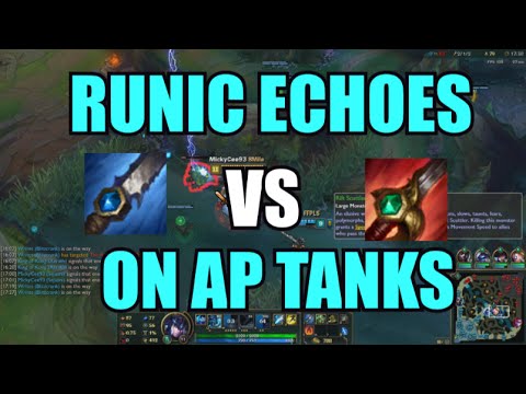 RUNIC ECHOES ON AP TANK JUNGLERS? (League of Legends)