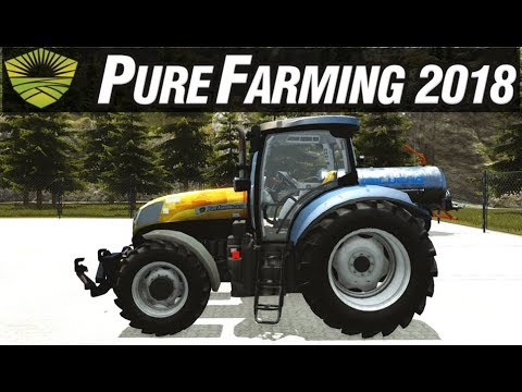 Pure Farming 2018 Gameplay - Cultivating and Seeding in Germany - Free Farming PC Sandbox Gameplay