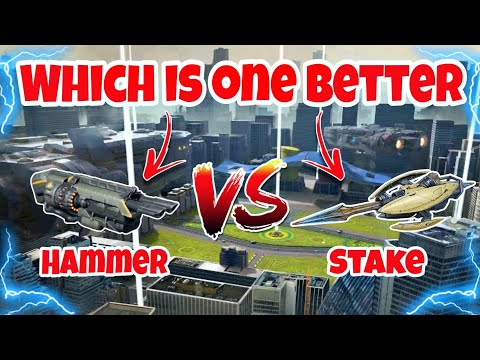 [WR] 🔥New Weapon Stake VS Hammer Weapon Comparison |War Robots|