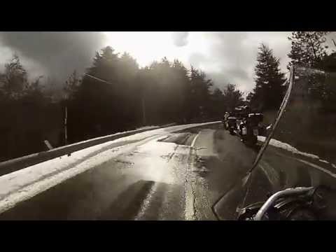 BMW R 1200 GS SULLA NEVE FLORESTA MONTI NEBRODI