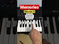 Memories | Easy piano tutorial #piano #pianotutorial #pianoeasy #pianoinstructor #shorts #memories