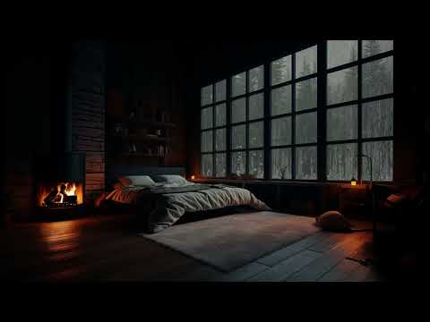 Rainy Night Cozy Secret Nook Ambience - Relaxing Gentle Rain Sounds | 8 hours Sleep with ME.
