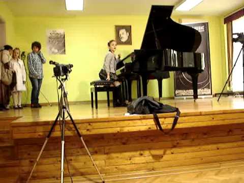 PRIPREMA ZA MEDJUNARODNO TAKMICENJE " MLADI VIRTUOZ " 25.MAJ 2013 -.I MESTO 99,20 BODOVA