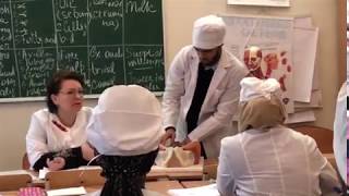 Open anatomy lesson of students at Donetsk National Medical University - part 1